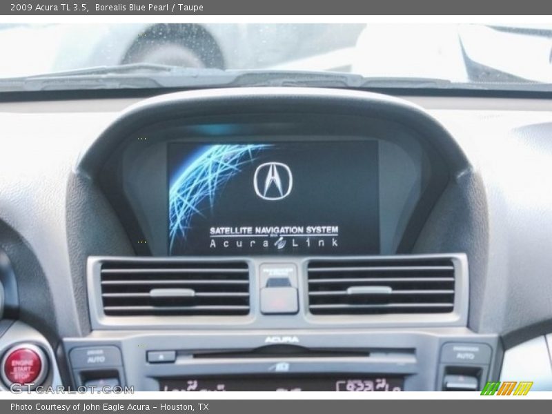 Borealis Blue Pearl / Taupe 2009 Acura TL 3.5