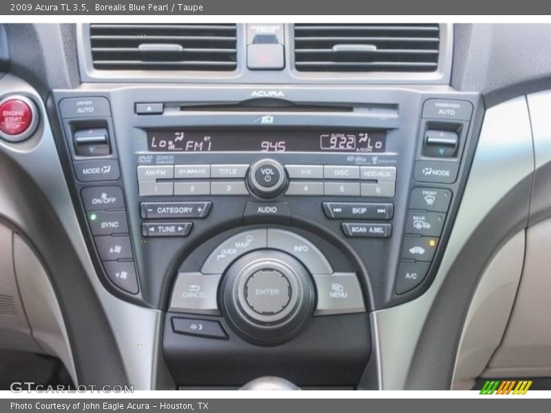 Borealis Blue Pearl / Taupe 2009 Acura TL 3.5