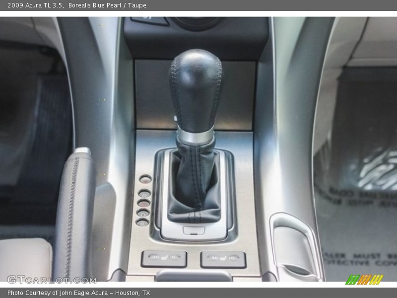 Borealis Blue Pearl / Taupe 2009 Acura TL 3.5
