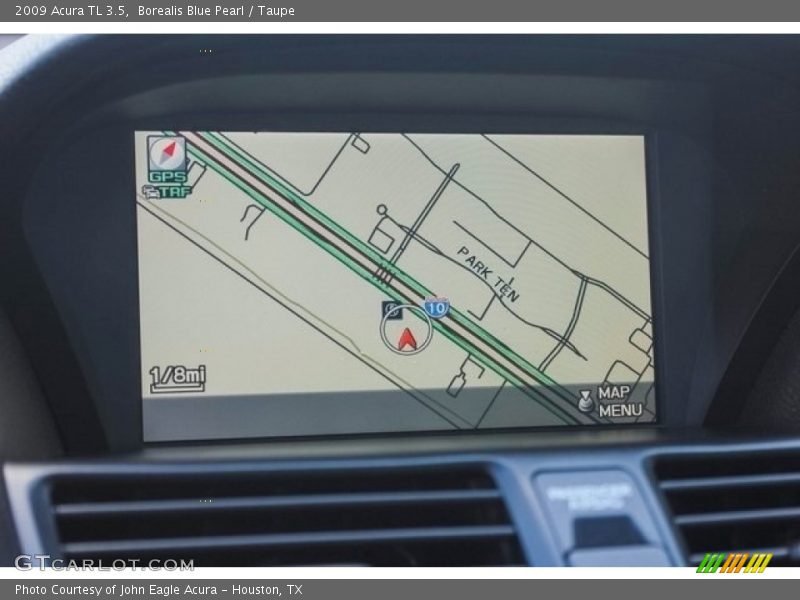 Borealis Blue Pearl / Taupe 2009 Acura TL 3.5