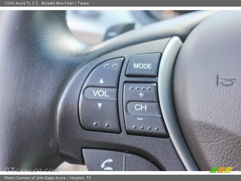 Borealis Blue Pearl / Taupe 2009 Acura TL 3.5