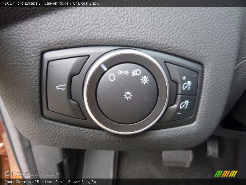 Canyon Ridge / Charcoal Black 2017 Ford Escape S