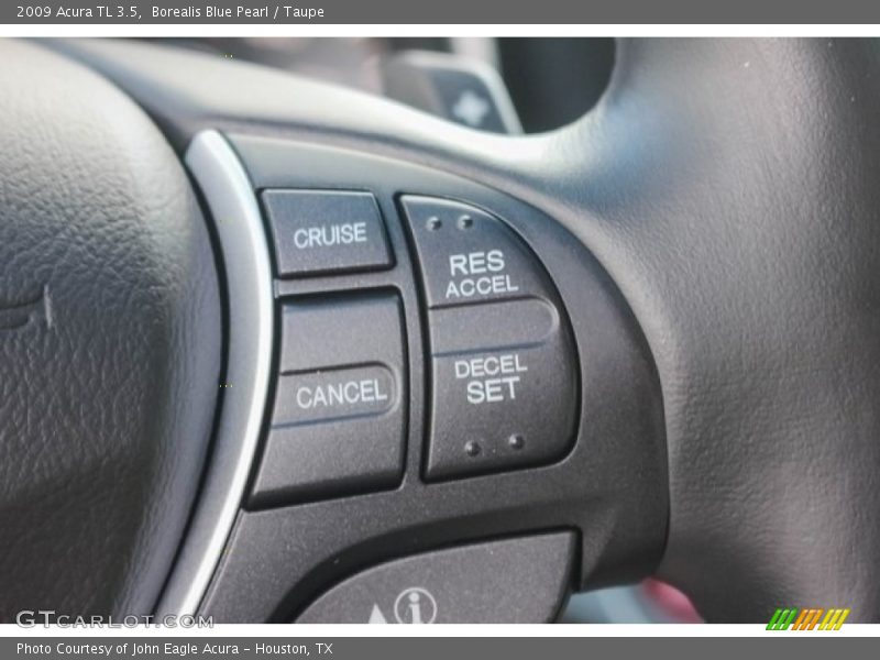 Borealis Blue Pearl / Taupe 2009 Acura TL 3.5