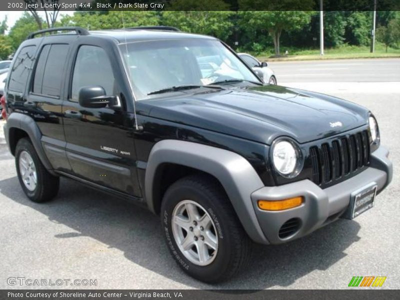 Black / Dark Slate Gray 2002 Jeep Liberty Sport 4x4