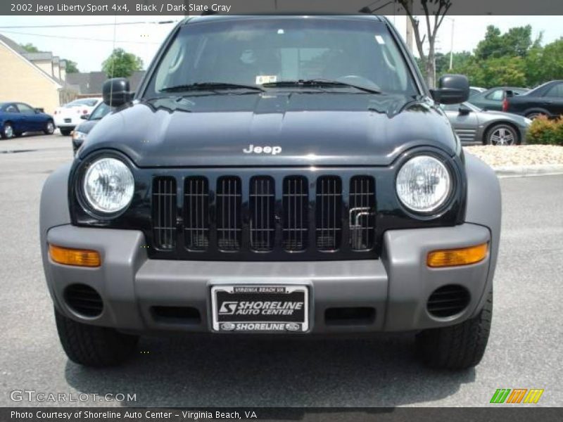 Black / Dark Slate Gray 2002 Jeep Liberty Sport 4x4