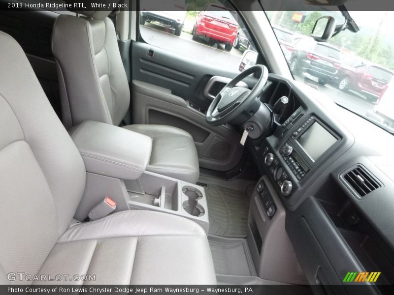 White / Black 2013 Honda Ridgeline RTL