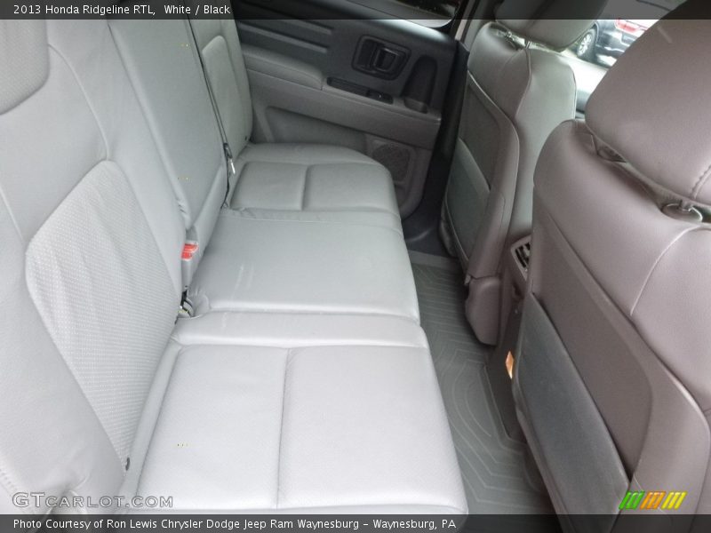 White / Black 2013 Honda Ridgeline RTL