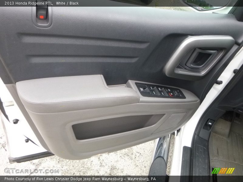 White / Black 2013 Honda Ridgeline RTL
