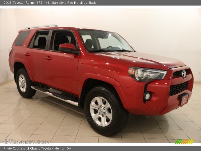 Barcelona Red Metallic / Black 2015 Toyota 4Runner SR5 4x4