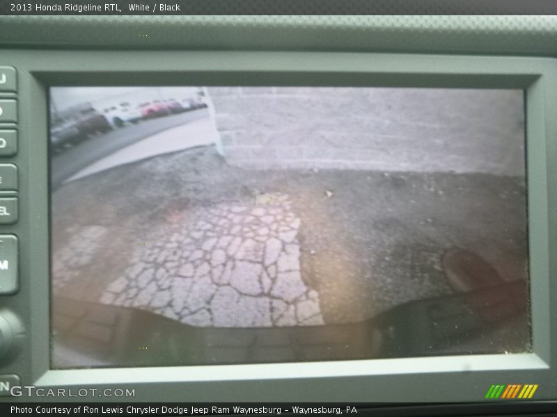 White / Black 2013 Honda Ridgeline RTL