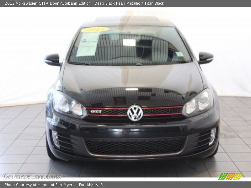 Deep Black Pearl Metallic / Titan Black 2013 Volkswagen GTI 4 Door Autobahn Edition