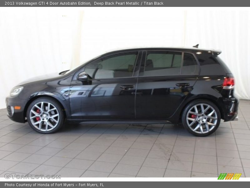 Deep Black Pearl Metallic / Titan Black 2013 Volkswagen GTI 4 Door Autobahn Edition