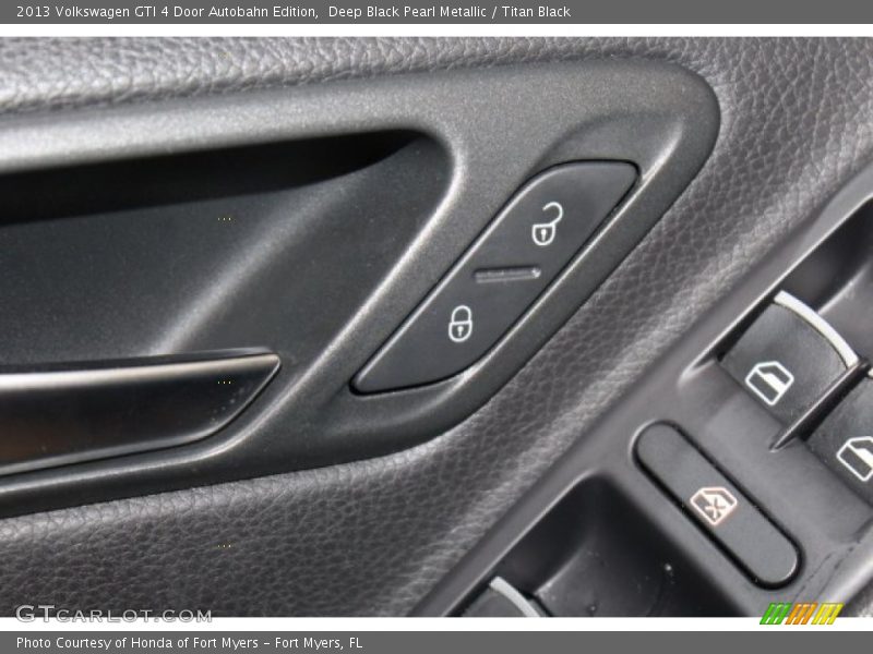 Deep Black Pearl Metallic / Titan Black 2013 Volkswagen GTI 4 Door Autobahn Edition
