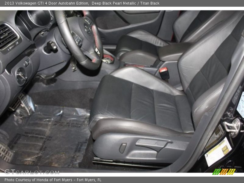 Deep Black Pearl Metallic / Titan Black 2013 Volkswagen GTI 4 Door Autobahn Edition