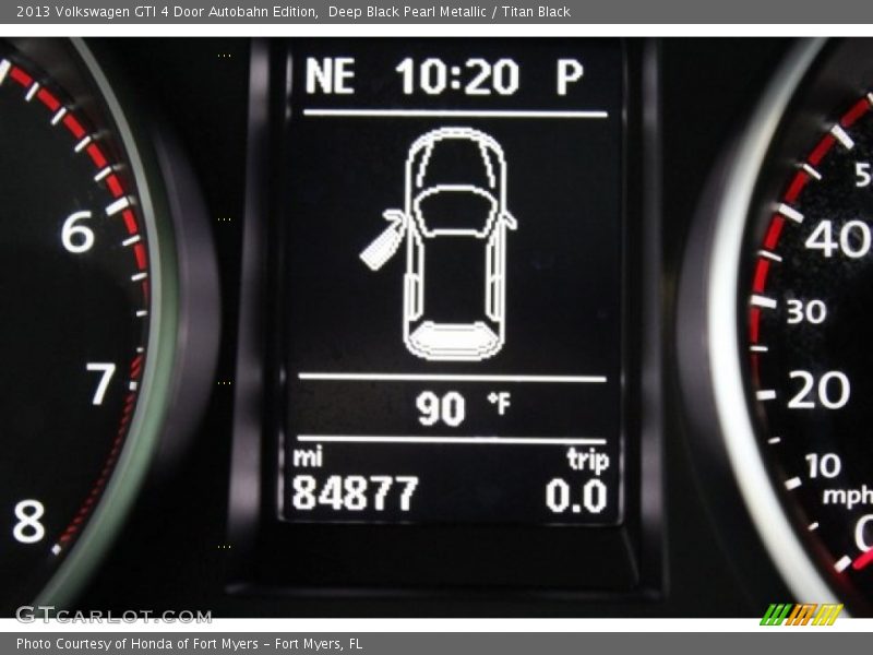 Deep Black Pearl Metallic / Titan Black 2013 Volkswagen GTI 4 Door Autobahn Edition