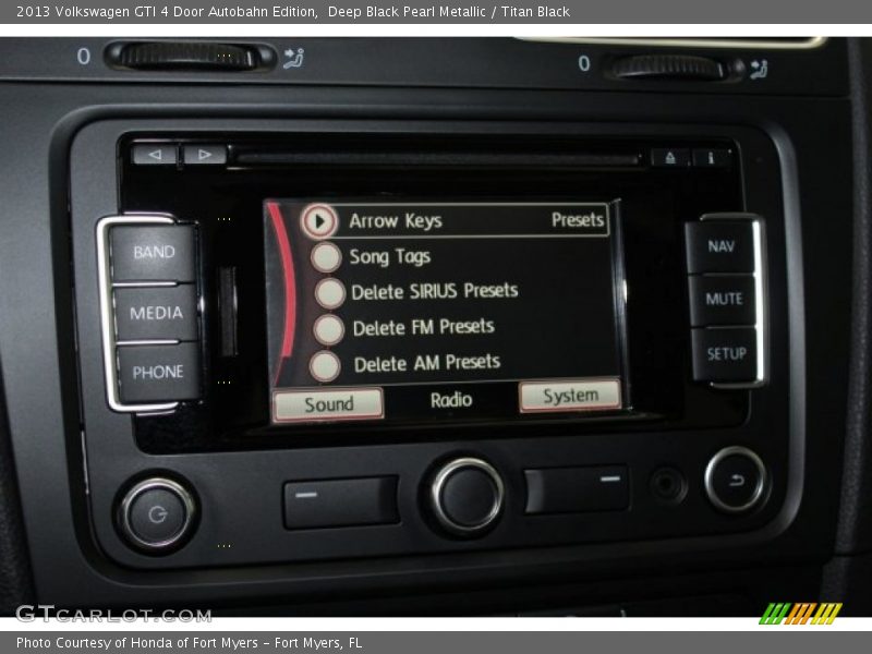 Deep Black Pearl Metallic / Titan Black 2013 Volkswagen GTI 4 Door Autobahn Edition