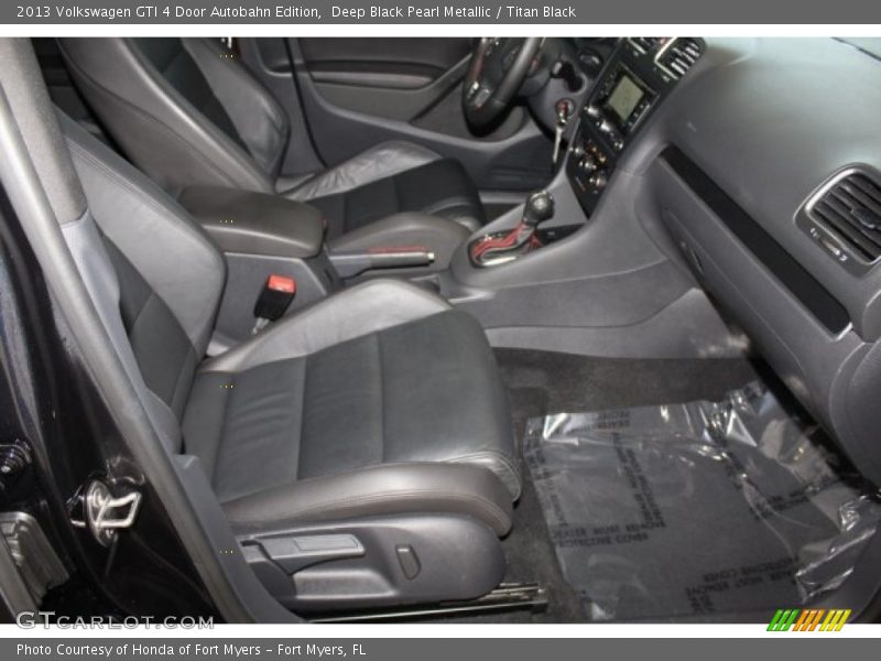 Deep Black Pearl Metallic / Titan Black 2013 Volkswagen GTI 4 Door Autobahn Edition