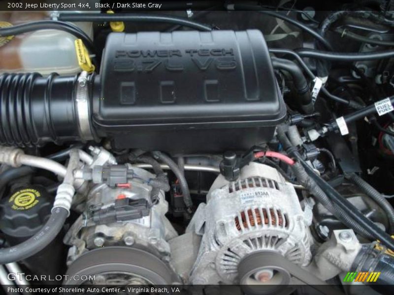 Black / Dark Slate Gray 2002 Jeep Liberty Sport 4x4