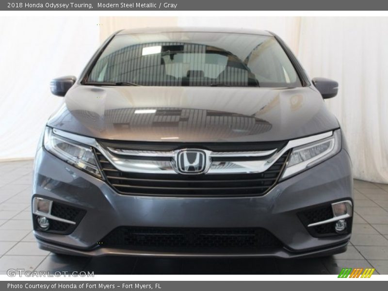 Modern Steel Metallic / Gray 2018 Honda Odyssey Touring