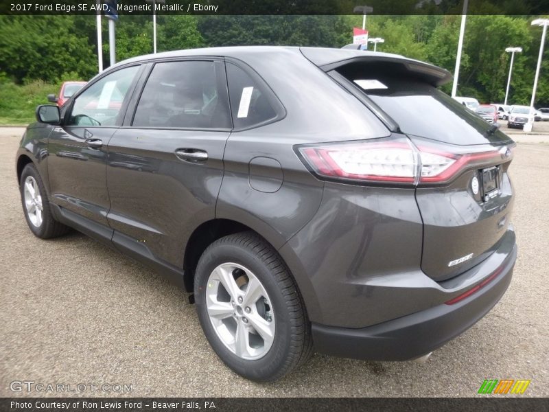 Magnetic Metallic / Ebony 2017 Ford Edge SE AWD