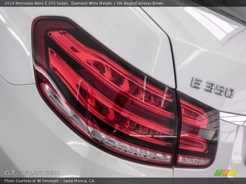 Diamond White Metallic / Silk Beige/Espresso Brown 2014 Mercedes-Benz E 350 Sedan