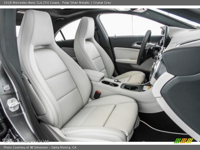 Polar Silver Metallic / Crystal Grey 2018 Mercedes-Benz CLA 250 Coupe