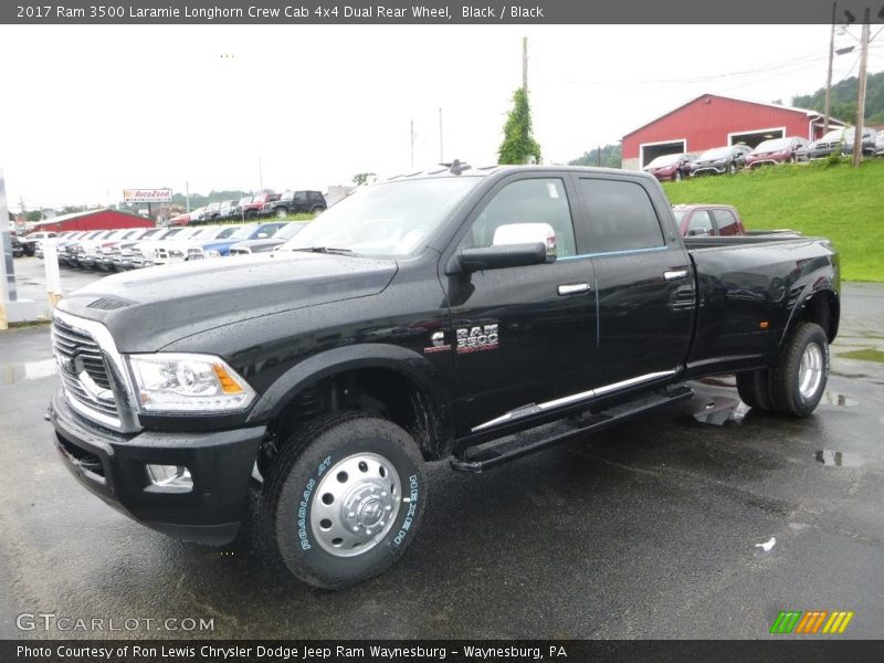 Black / Black 2017 Ram 3500 Laramie Longhorn Crew Cab 4x4 Dual Rear Wheel