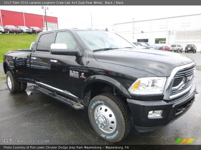 Black / Black 2017 Ram 3500 Laramie Longhorn Crew Cab 4x4 Dual Rear Wheel