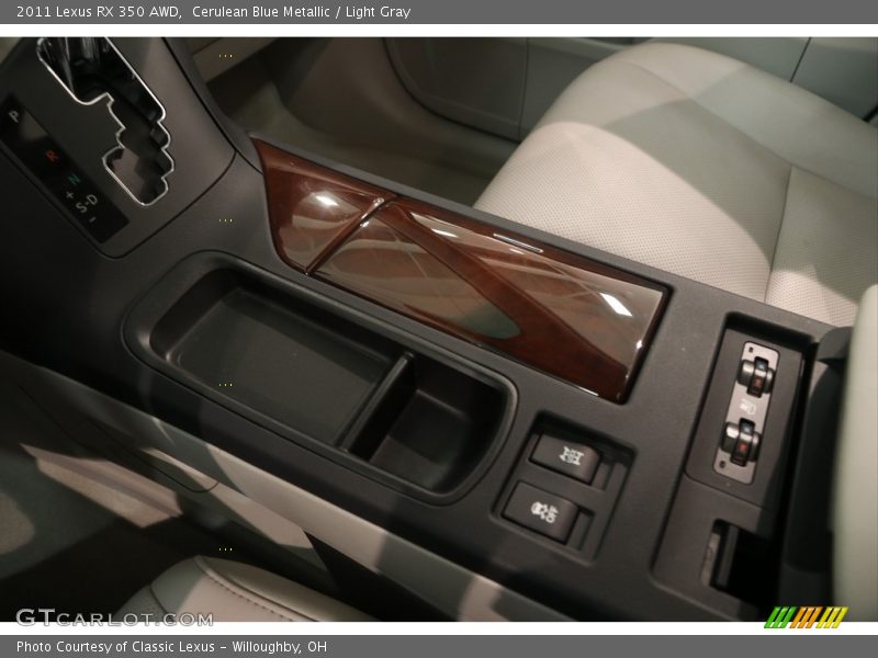 Cerulean Blue Metallic / Light Gray 2011 Lexus RX 350 AWD