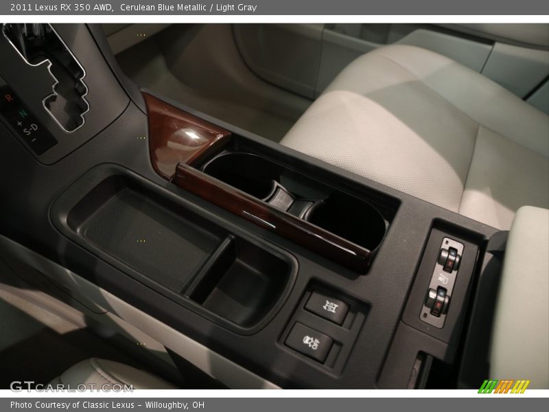 Cerulean Blue Metallic / Light Gray 2011 Lexus RX 350 AWD