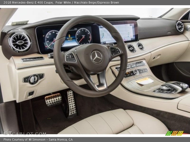 Dashboard of 2018 E 400 Coupe