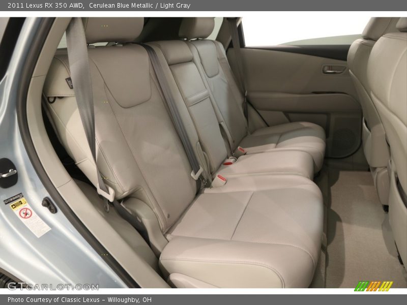 Cerulean Blue Metallic / Light Gray 2011 Lexus RX 350 AWD