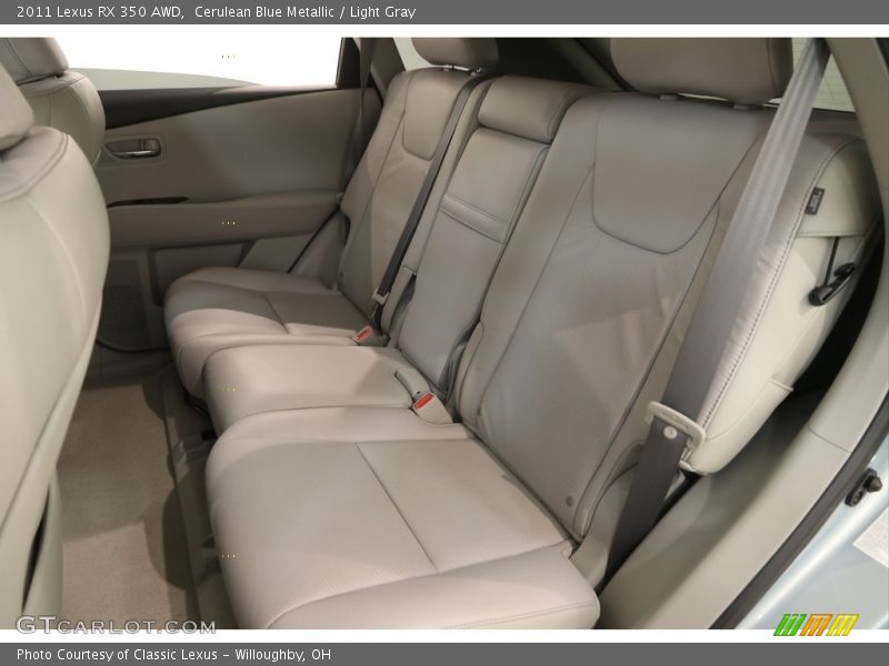 Cerulean Blue Metallic / Light Gray 2011 Lexus RX 350 AWD