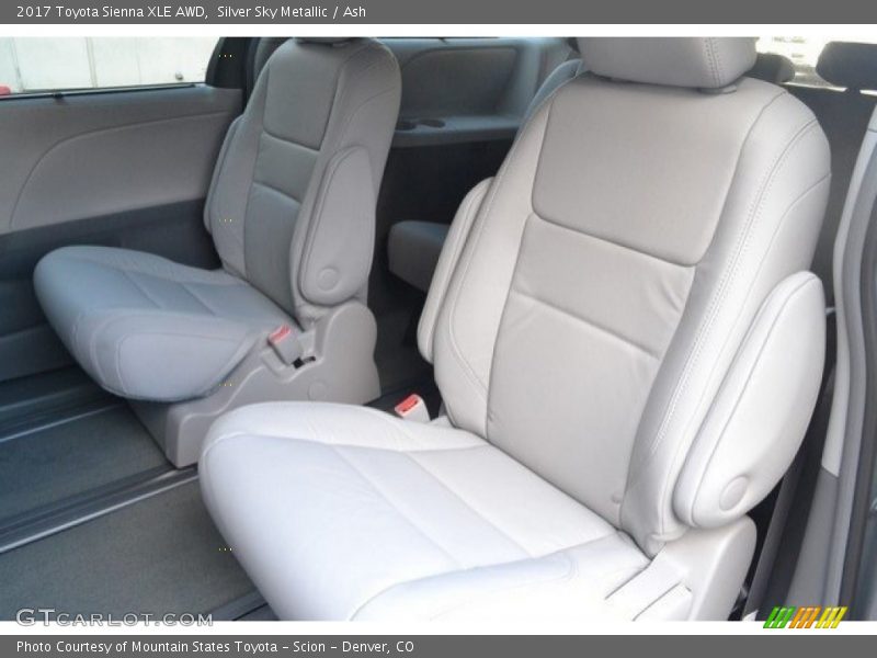 Silver Sky Metallic / Ash 2017 Toyota Sienna XLE AWD