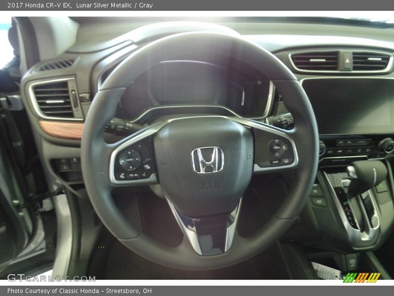 Lunar Silver Metallic / Gray 2017 Honda CR-V EX