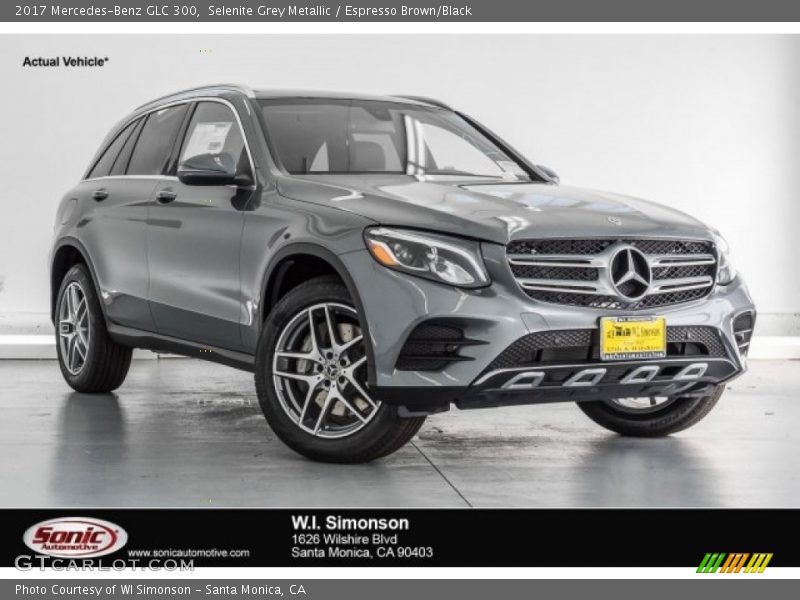 Selenite Grey Metallic / Espresso Brown/Black 2017 Mercedes-Benz GLC 300
