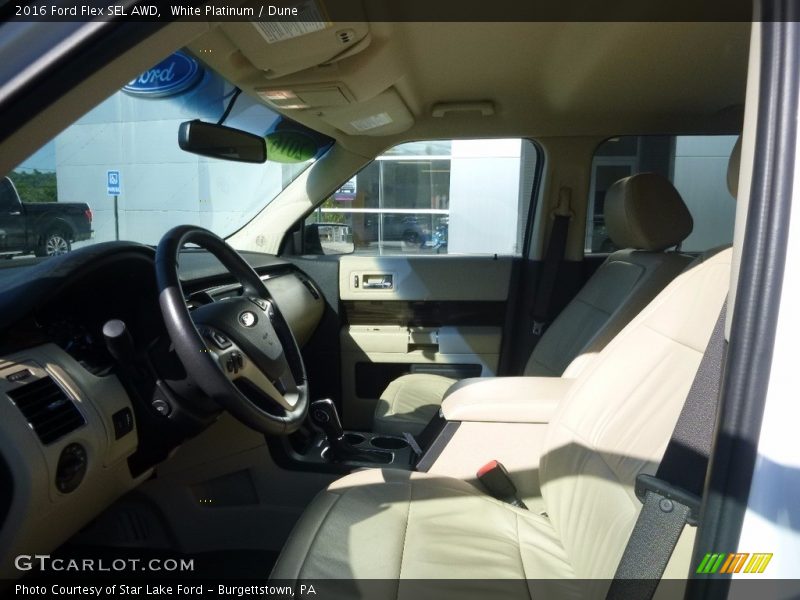 White Platinum / Dune 2016 Ford Flex SEL AWD