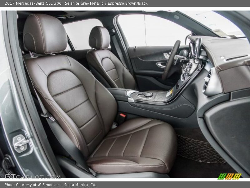 Selenite Grey Metallic / Espresso Brown/Black 2017 Mercedes-Benz GLC 300