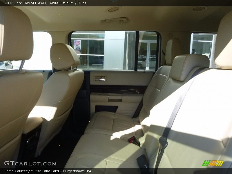 White Platinum / Dune 2016 Ford Flex SEL AWD