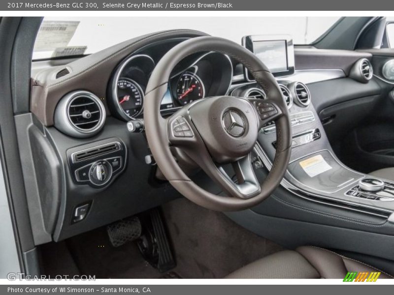 Selenite Grey Metallic / Espresso Brown/Black 2017 Mercedes-Benz GLC 300