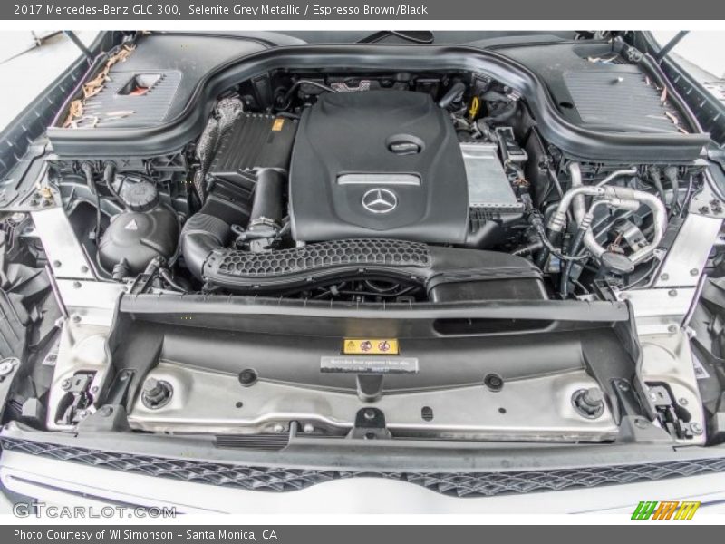 Selenite Grey Metallic / Espresso Brown/Black 2017 Mercedes-Benz GLC 300