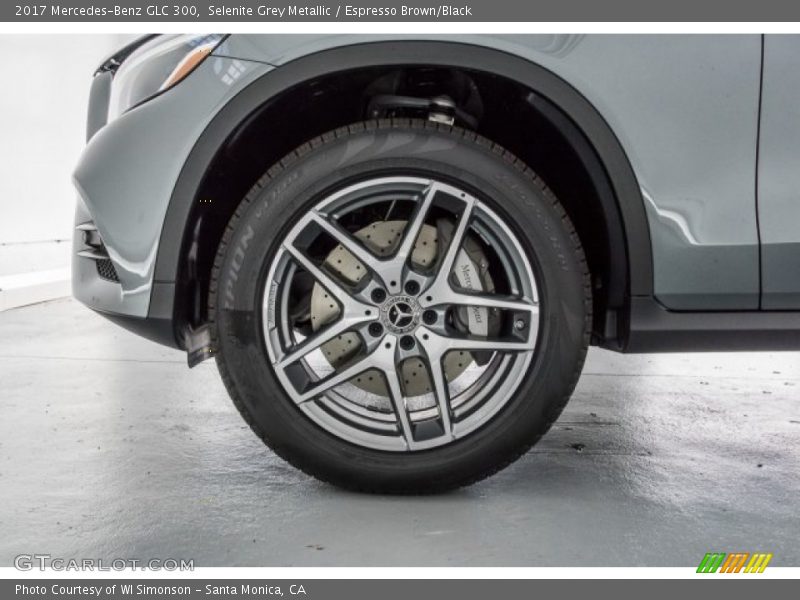 Selenite Grey Metallic / Espresso Brown/Black 2017 Mercedes-Benz GLC 300