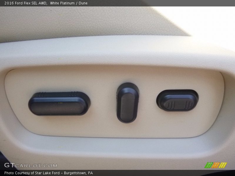 White Platinum / Dune 2016 Ford Flex SEL AWD