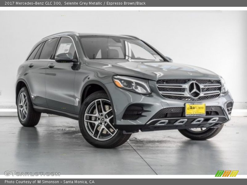 Selenite Grey Metallic / Espresso Brown/Black 2017 Mercedes-Benz GLC 300