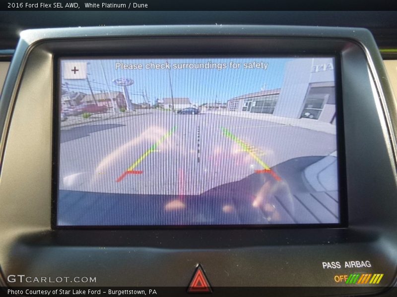 White Platinum / Dune 2016 Ford Flex SEL AWD