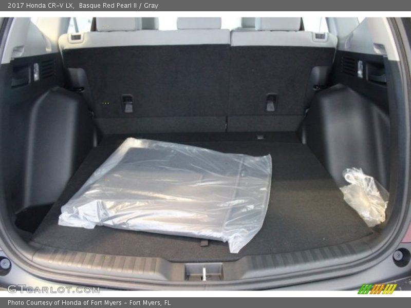 Basque Red Pearl II / Gray 2017 Honda CR-V LX