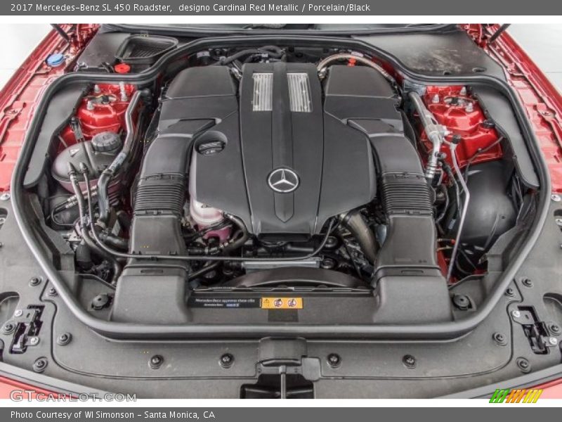  2017 SL 450 Roadster Engine - 3.0 Liter DI biturbo DOHC 24-Valve VVT V6