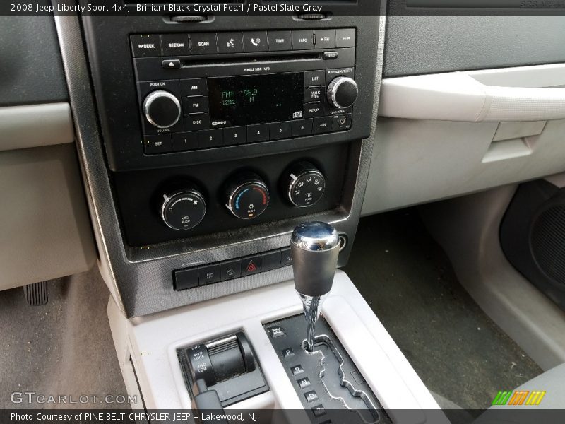 Brilliant Black Crystal Pearl / Pastel Slate Gray 2008 Jeep Liberty Sport 4x4
