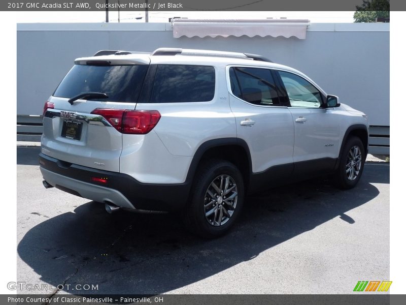 Quicksilver Metallic / Jet Black 2017 GMC Acadia SLT AWD