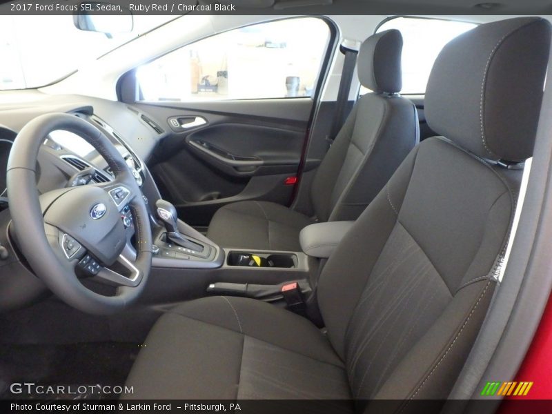 Ruby Red / Charcoal Black 2017 Ford Focus SEL Sedan